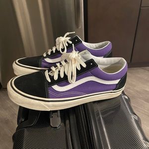 Vans, Purple/Black/White, Size 11